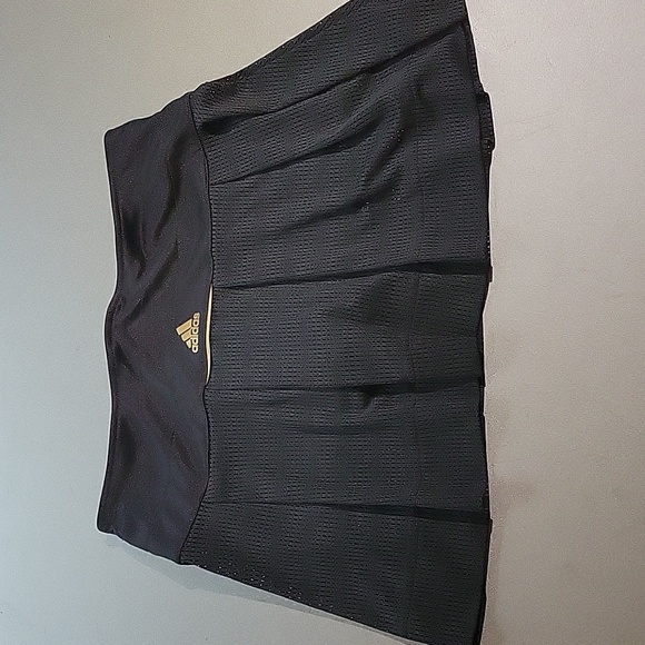 Adidas skirt Women's mesh tennis run Skort Black sz Medium - Picture 6 of 7